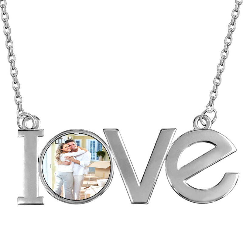 4 Side Engraving Personalized Custom Message Name Bar Necklace Stainless Steel Pendant Chain for Men Women Valentine's Day Gift Box